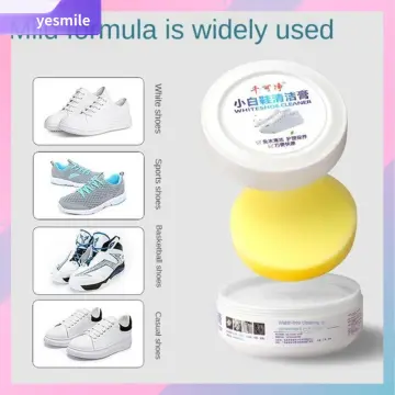 2023 New Multi-Functional Cleaning And Stain Removal Cream, Multipurpose  Cleaning Cream, White Shoe Cleaning Cream with Sponge, White Shoe Cleaner,  No