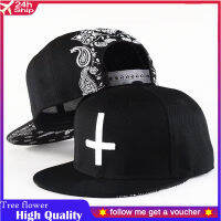 Snapback เบสบอลหมวก CROSS เย็บปักถักร้อยหมวกปรับสำหรับชายหนุ่มผู้ชายผู้หญิงแฟชั่นหมวกแบนแนวโน้ม Street Dance หมวก