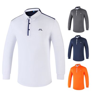 Odyssey Le Coq SOUTHCAPE Honma Master Bunny Callaway1 J.LINDEBERG TaylorMade1❒  Golf clothing mens long-sleeved T-shirt ball clothes top sports casual quick-drying Polo shirt