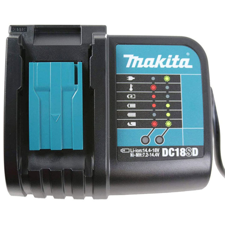 makita-dc18sd-18v-เครื่องชาร์จแบตเตอรี่ลิเธียมด่วนเดิม