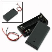 DIY Plastic 18650 Battery Box Storage Case 2 AA 18650 Power Bank Cases Battery Holder Container With Wire Lead