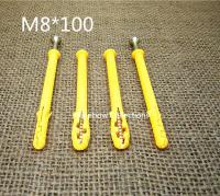 【cw】 30set/lot M8x100 Plastic Expansion Tube With Galvanized screws for wall tiles fixed high quality 【hot】