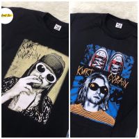 เสื้อวง Kurt  cobain พิมพ์หน้าหลัง