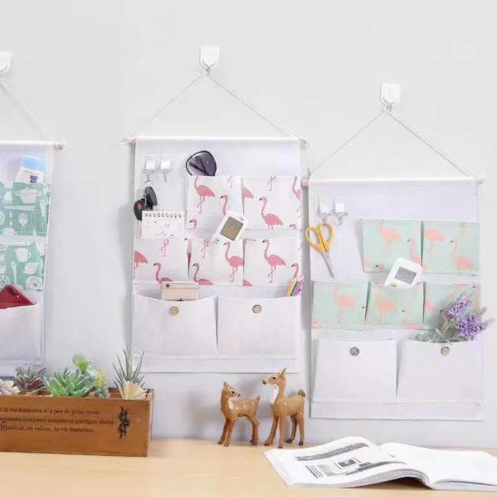 Hanging Wall Organizer ( 7 Pockets Organizer ) Home Organizer Wall Decor Lazada PH