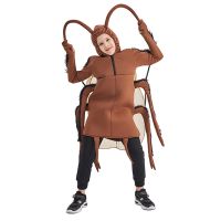 [COD] manufacturers cross-border supply childrens funny play costumes juvenile cockroach one-piece suit school activity