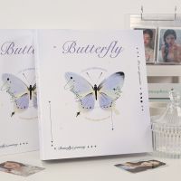 Journal Diary Butterfly A5 Binder Chasing Instax Idol Star Korea Kpop Photocard Holder Photo Storage Albums Photo Album Home