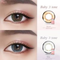 คอนแทคเลนส์ Roze/Baby3Tone(Gray,Brown) ค่าสายตาปกติ