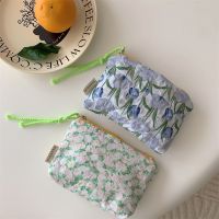 Cute Flower Travel Cosmetic Lipstick Purse Storage Bag Women Female Makeup Handbags Wallet Organizer Pouch Pen Bag Pencil Cases