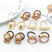 [COD] Thumb hair ring Childrens head accessories do hurt cute autumn and winter pull girl baby simple