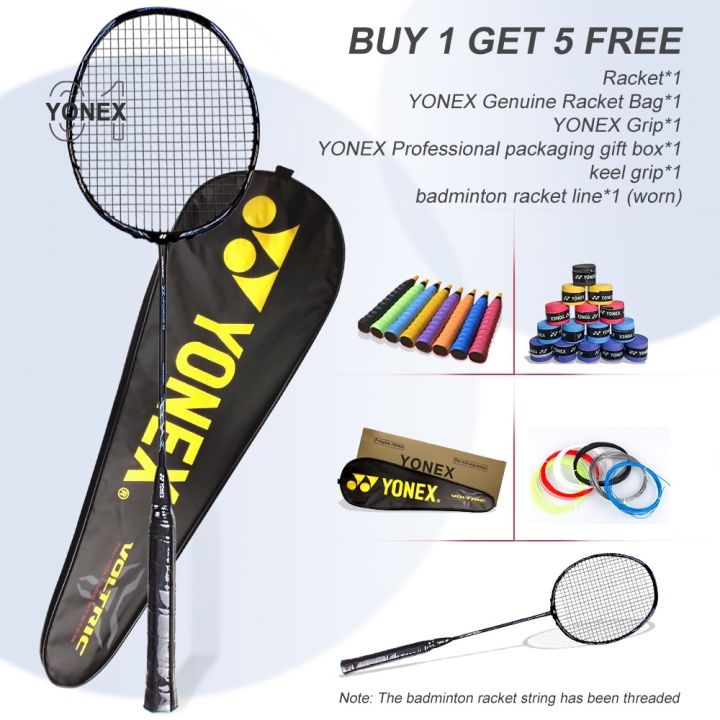 YONEX ASTROX 100ZZ Full Carbon Fiber Badminton Racket Set 100 Original