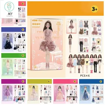 Paper Doll House Girl's Costume Change Quiet Book Children's Puzzle  Handmade Diy Toy Material Pack - Craft Toys - AliExpress