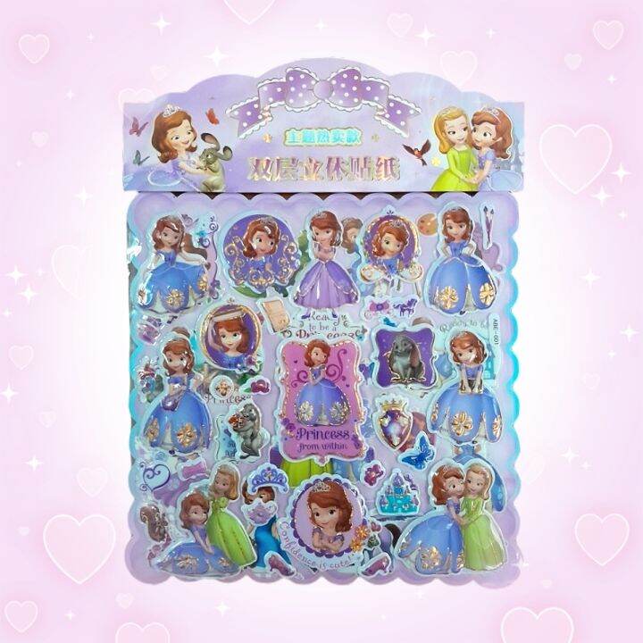 Princess Sopia Sticker Gambar Tempel Tas Sticker Stiker Anak Karakter Kartun Disney Princess ...