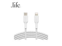 BELKIN USB-C To Lightning Braided 1M - White by Dotlife