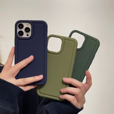 [COD] Ins autumn and winter high-quality Morandi 14Pro/13Promax mobile phone case suitable for iPhone11 soft 12Pro