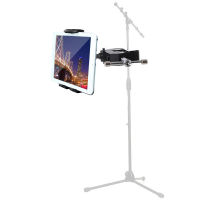 Universal Tablet Desktop Holder For Microphone Stand Mobile Phone Mount For Apple For 4.5 to 12.9 inch Car Mount