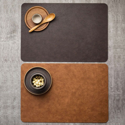 European Style Meal Mat Household Meal Mats Leather Meal Mat Oil Proof Meal Mat Meal Mat Insulation Pad