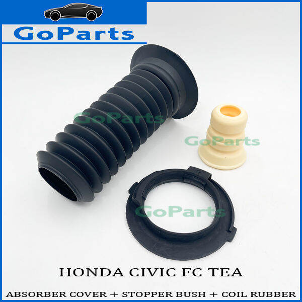 Front Absorber Cover + Stopper Bush + Coil Spring Rubber (Up) HONDA