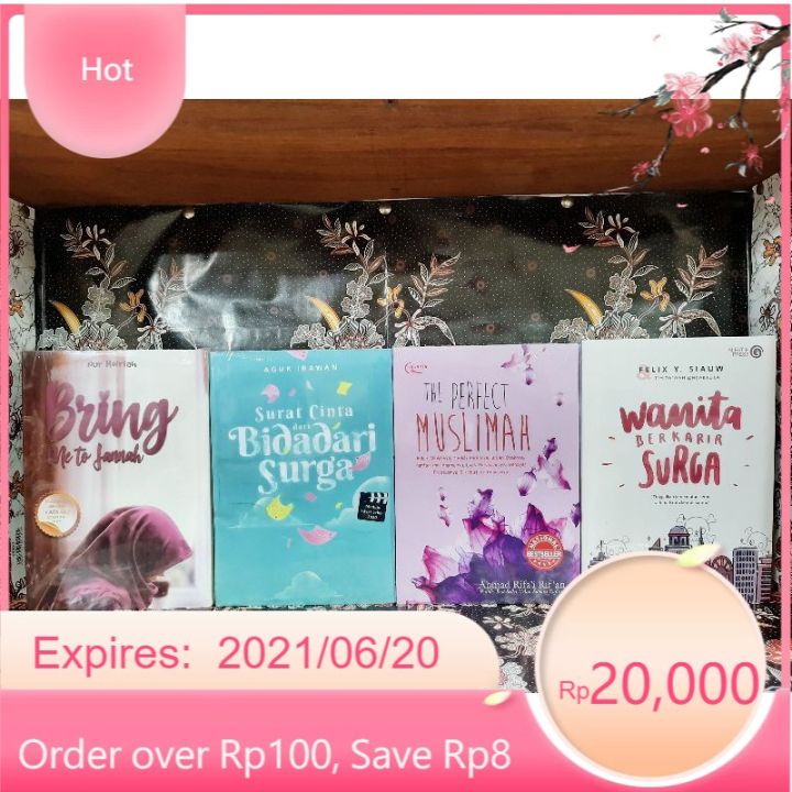 Paket Novel Bring Jannah Surat Bidadari Surga Perfect Muslimah Wanita Berkarir Surga Lazada