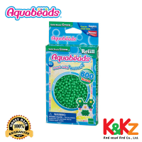 ลูกปัดสเปรย์น้ำ อควาบีท เม็ดบีดสีเขียว แพคเติม / Aquabeads Green Solid Bead Pack (ชุดรีฟิล)