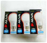 หลอดไฟ LED ( ALVA LED)7W-14W สีขาว Daylight ขั้วเกลียว E27