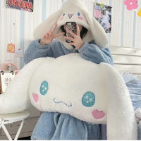 ขนาดใหญ่โซฟาหมอน Sanrio Cinnamoroll การ์ตูนตุ๊กตาตุ๊กตาเตียงเบาะสุนัขตุ๊กตายัดไส้สีขาวของเล่นของขวัญวันเกิดสำหรับสาวๆ