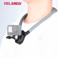 YELANGU Silicone Neck Hold Mount For Gopro Hero 11 10 9 8 7 6 For Insta360 X3 For DJI Osmo Action Camera Phone Vlog Accessories