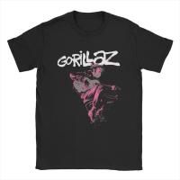 Gorillaz Noodle T Shirts Men Pure Cotton T-Shirts Round Collar Music Band Hip Hop Tee Shirt Short Sleeve Clothes Gift Idea