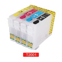 【Itian Pavilion】ตลับหมึกรีฟิล T200XL T2001กับชิปโค้งสำหรับ XP-200 Epson XP-300 XP-400 XP-310 XP-410 WF-2540 WF-2530 WF-2520