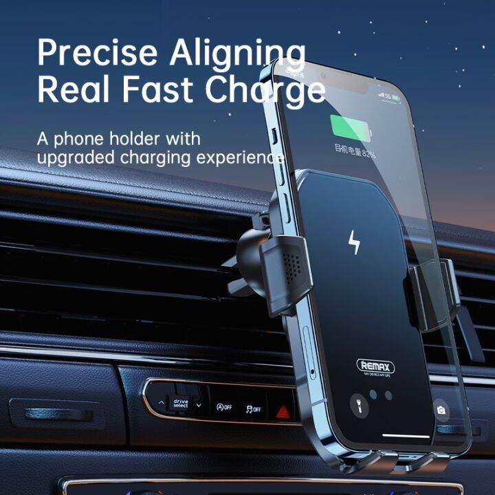 remax-wireless-charging-table-phone-car-holder-usb-fast-charger-car-chargers