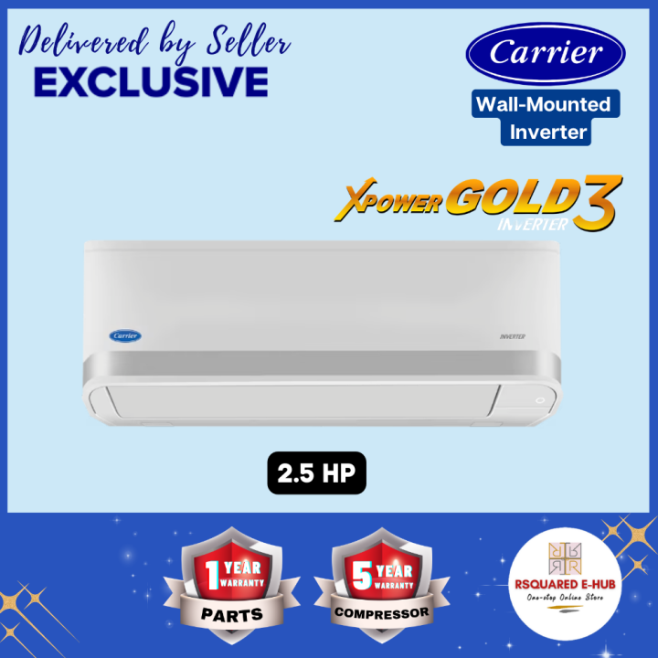 carrier gold inverter 2.5 hp