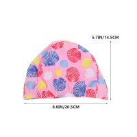 【CW】 Swim Cap Hat Kids Bathing Kid Silicone Boys Caps Hats Shower Ear Hair Youth Cartoon Heads Cover PoolTH