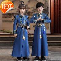 Hanfu โบราณเด็กผู้ชายและพูดเกี่ยวกับ Sinology แบบดั้งเดิมที่ Hanfu Child Ancie เครื่องแต่งกายของผู้หญิงชุดฤดูใบไม้ผลิฤดูใบไม้ร่วงชุดจีน Tang สไตล์9.13