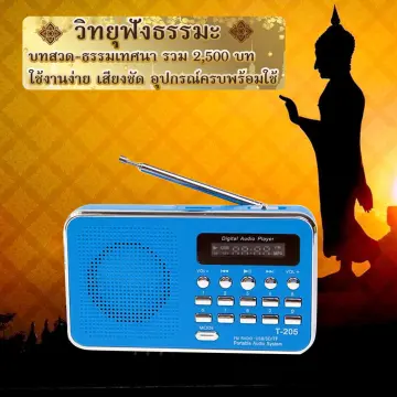 T205 Portable FM Radio MP3 Player Music Speaker Multifunctional Sound Box
