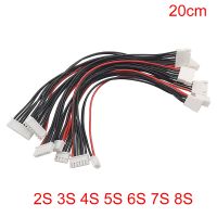 【hot】❆  5Pcs JST-XH 3S 5S 6S 7S 8S LiPo Battery Charger Plug Extension Cord Wire Cable 20CM 22AWG