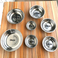 Stainless Steel Mixing Bowls For Salad Cooking Baking Nesting Metal Household Kitchen Basin Circular Dishes Bowl Egg Bowl