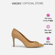Vascara Giày Cao Gót Mũi Nhọn Đính Khóa Mắt Xích Gold - BMN 0567