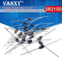 50PCS SCHOTTKY DIODE SR2100 2A 100V DO-15 DIP WATTY Electronics