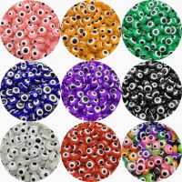 ○♦ 30pcs/Lot 8mm Resin Beads Oval Shape Spacer Beads For Jewelry Making DIY Charms Bracelet Necklace Accessories