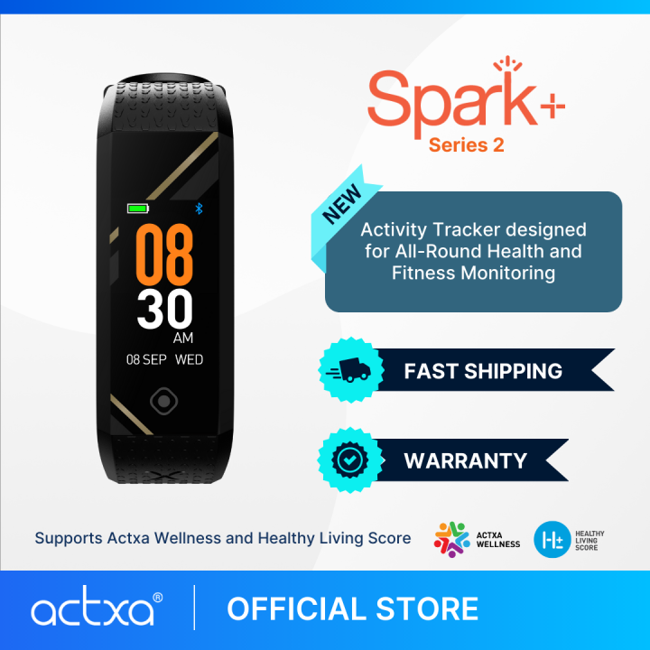 [SG OFFICAL STORE] Actxa Spark+ Series 2 Health and Fitness Tracker ...