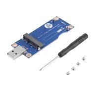 Mini PCI-E Ke Adaptor USB dengan Slot Kartu SIM untuk WWAN LTE Modul Mini Kartu PCIE Ke USB 2.0 Desktop PC Mendukung Kartu SIM 6Pin 8Pin