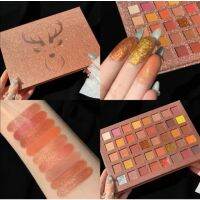 ? อายแชโดว์ Muge​ Leen​ Eyeshadow​ 40 สี กวางทอง เนื้อดินน้ำมัน เนื้อแมท เนื้อชิ​มเมอร์​ ตลับใหญ่​ สีสวยมาก กันน้ำ ติดทน [ New Special Price!! ]