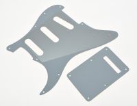 KR- Green ST Style SSS Guitar Pickguard,Trem Cover,Screws Fits For Strat