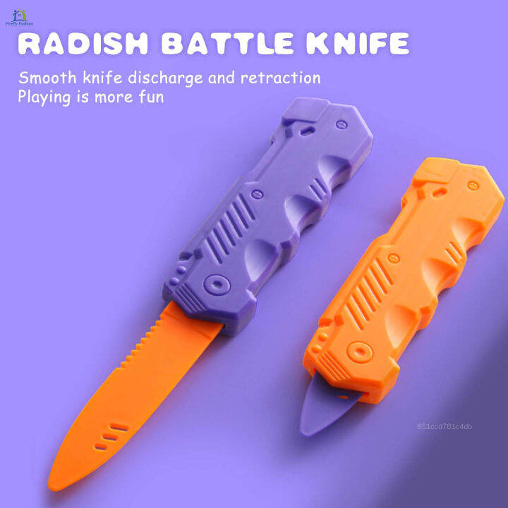 3D Gravity Knife Carrot Knife Toy Portable Compact Anti