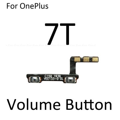 ริบบิ้นสายเคเบิลควบคุมดิ้นกุญแจสวิตช์ปริมาณกระดุมปุ่มเปิดปิดสำหรับ OnePlus 7 7T 8T 8 9 Pro อะไหล่ LPX3761อะไหล่