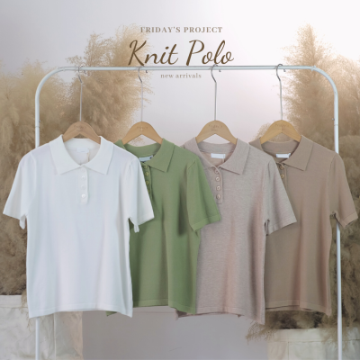 KNIT POLO เสื้อไหมพรมโปโล 4 สี