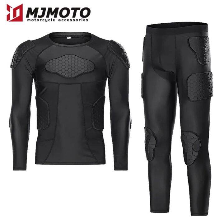 Motorcycle Full Body Armor Jacket Protective Moto Underwear Anti
