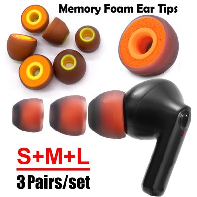 For Sony WF-1000XM4 WF-1000XM3 Memory Foam Ear Tips Universal Silicone Earbud Tips Ear Plugs Pads Cap Replacement Eartip Cases Wireless Earbud Cases