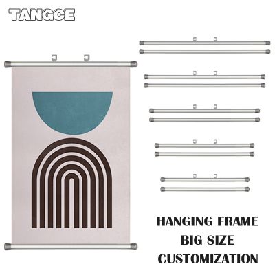 【CW】 Aluminum Alloy Frame Poster Hanger Metal Painting Photo Picture Canvas Wall