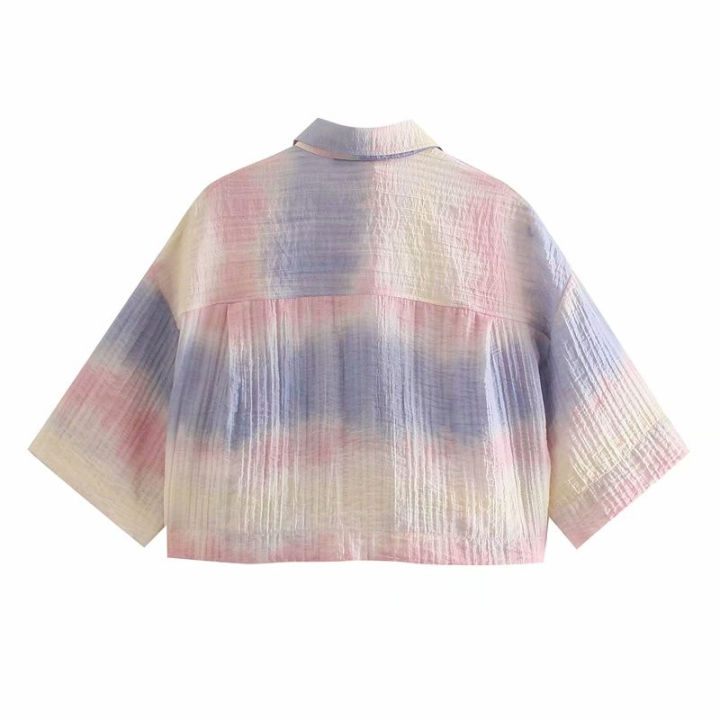 za-flowy-tie-dye-cropped-shirt-women-vintage-short-sleeve-summer-tops-woman-fashion-front-patch-pockets-casual-shirts