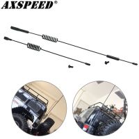 AXSPEED RC Crawler Car Metal Antenna Decoration Accessories 195/290mm for 1:10 TRX4 TRX6 Axial SCX10 Upgrade Parts Screw Nut Drivers